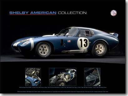 Cobra Daytona Coupe: '08 Shelby Museum Poster (18