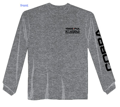 *NEW* COBRA COBRA COBRA long sleeve t-shirt in smoke gray (now shipping!)