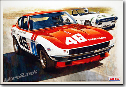 BRE Datsun 240Z w/John Morton and Bob Tullius in #44 Triumph (19