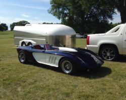 As a manufacturer myself, when I saw the huge press brake at Aerovault used to bend the side panels I knew Aerovault was real and we just had to have one. It’s been great!
Bob, IL Cadillac Escalade EXT towing enclosed Aerovault trailer with Excalibur