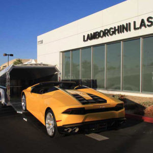 This striking Huracan fits perfectly inside the Aerovault for the next weekend trip out to the track, or to just take along with an RV as your daily driver.