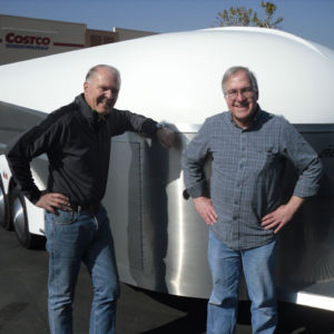 You guys were 100% right! The Aerovault tows like there's nothing there. I could not detect any inputs from the trailer being transferred to my tow vehicle. Even passing big rigs at 70 mph I couldn't feel the air disturbances that I always had with my previous trailers. Peter really knows his stuff. Ernie, CA owner taking delivery of aerovault