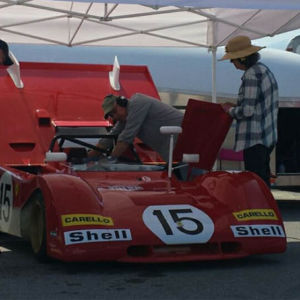 This Ferrari prototype 312 goes to tracks in style in its Aerovault.