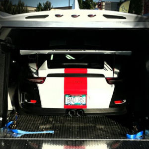 This beautiful Aerovault/Porsche GT3RS combination lives in Vancouver Canada. GT3RS in Aerovault