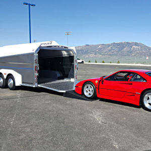No matter what your car preference is, there’s just something special about these Ferrari F40s. This Aerovault/F40 combination was spotted during the Silver State Classic in northern Nevada. F40 in Aerovault