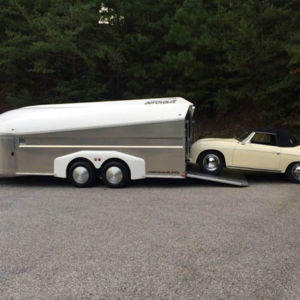 This beautiful Aerovault/Porsche combination lives in Florida. convertible porsche in aerovault