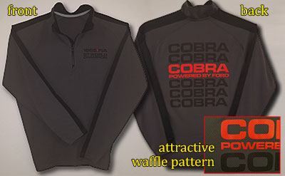 *DISCONTINUED* *XL ONLY* Iron Gray Cobra Moisture-Wicking Pullover