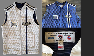 *NEW* Shelby American Quilted Vest (domestic shipping INCLUDED in price)