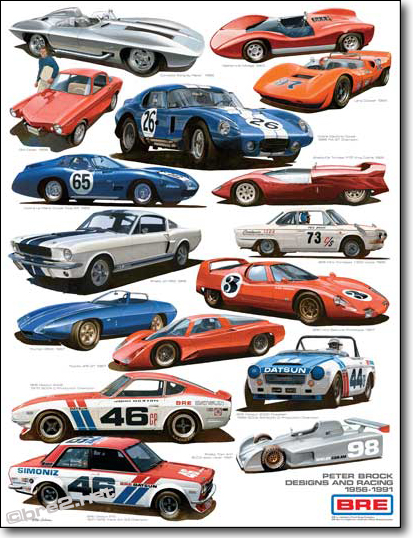 Peter Brock Automotive Designs and BRE Race Cars (22