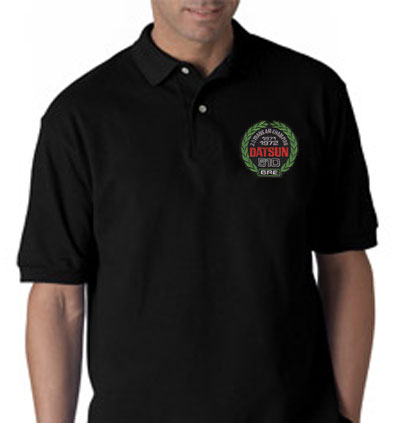 Only sizes S and L left! BRE Trans-Am Polo Shirt with Embroidered 
