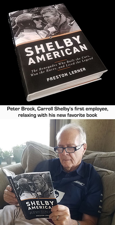 *NEW* Shelby American autographed by Peter Brock, author Preston Lerner