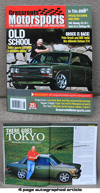 Autographed Datzilla Cover Story in GRM (includes shipping)