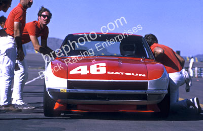 Early 1970 Test Session for BRE Datsun 240Z